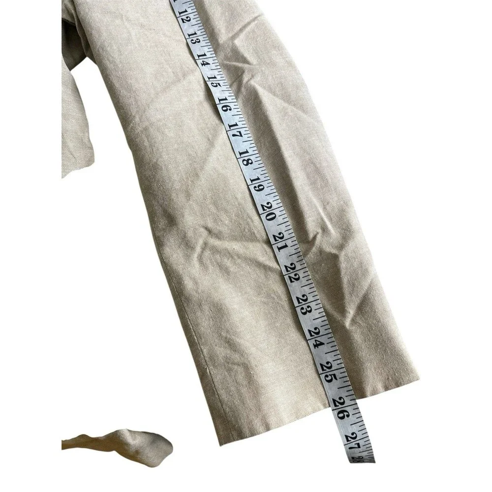 Havanera Co Men XL Blazer Summer Breeze Beige Linen Blend Unstructured